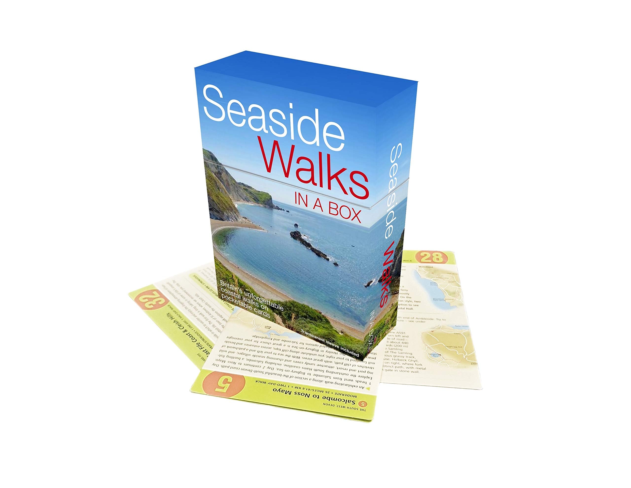 Seaside Walks in a Box: Best coastal walks around Britain on pocketable cards (Duncan Petersen Guides) Leisure, Home & Garden