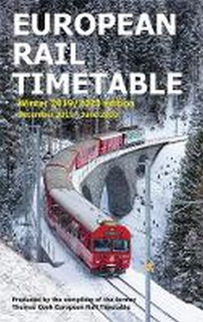 European Rail Timetable Winter 2019/2020 Leisure, Home & Garden