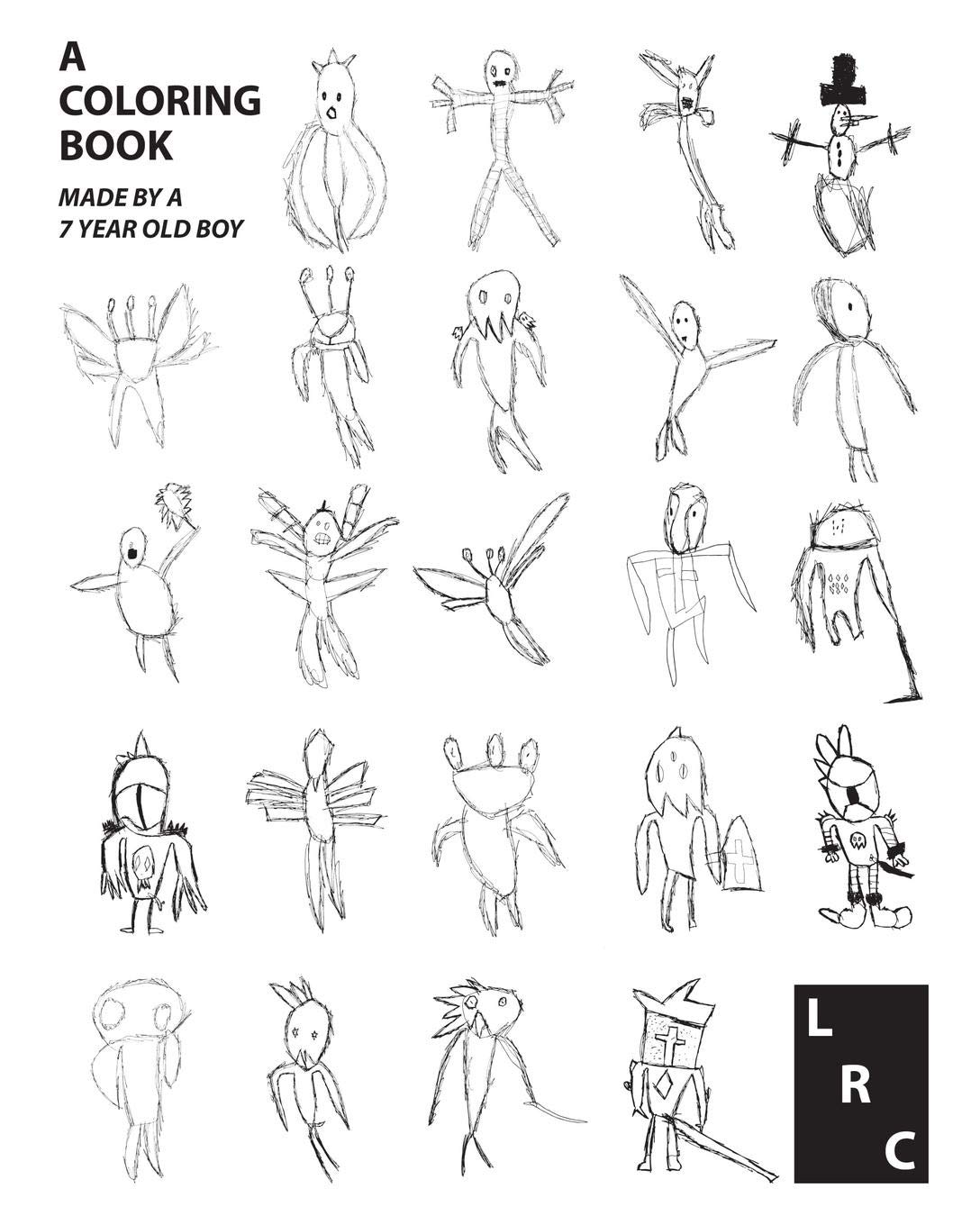 A Coloring Book: Made by a 7 year old boy Novels & Short Stories