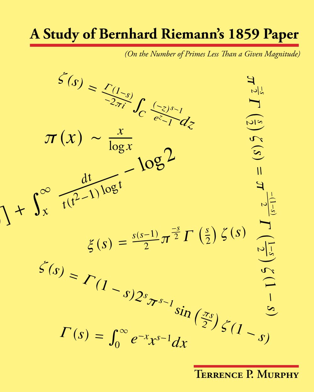A Study of Bernhard Riemann's 1859 Paper Mathematics
