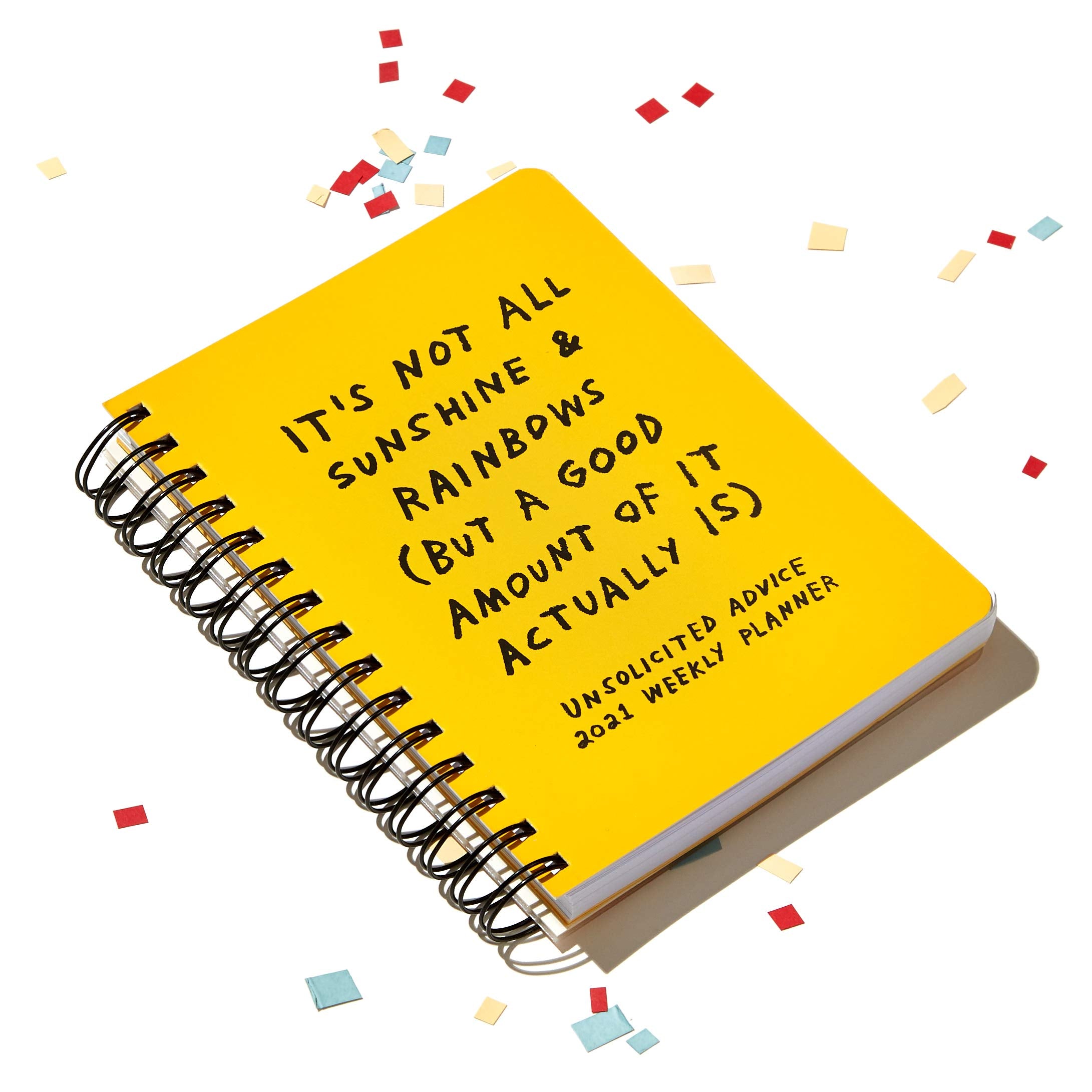 Unsolicited Advice 2021 Weekly Planner & Journal with Stickers Books