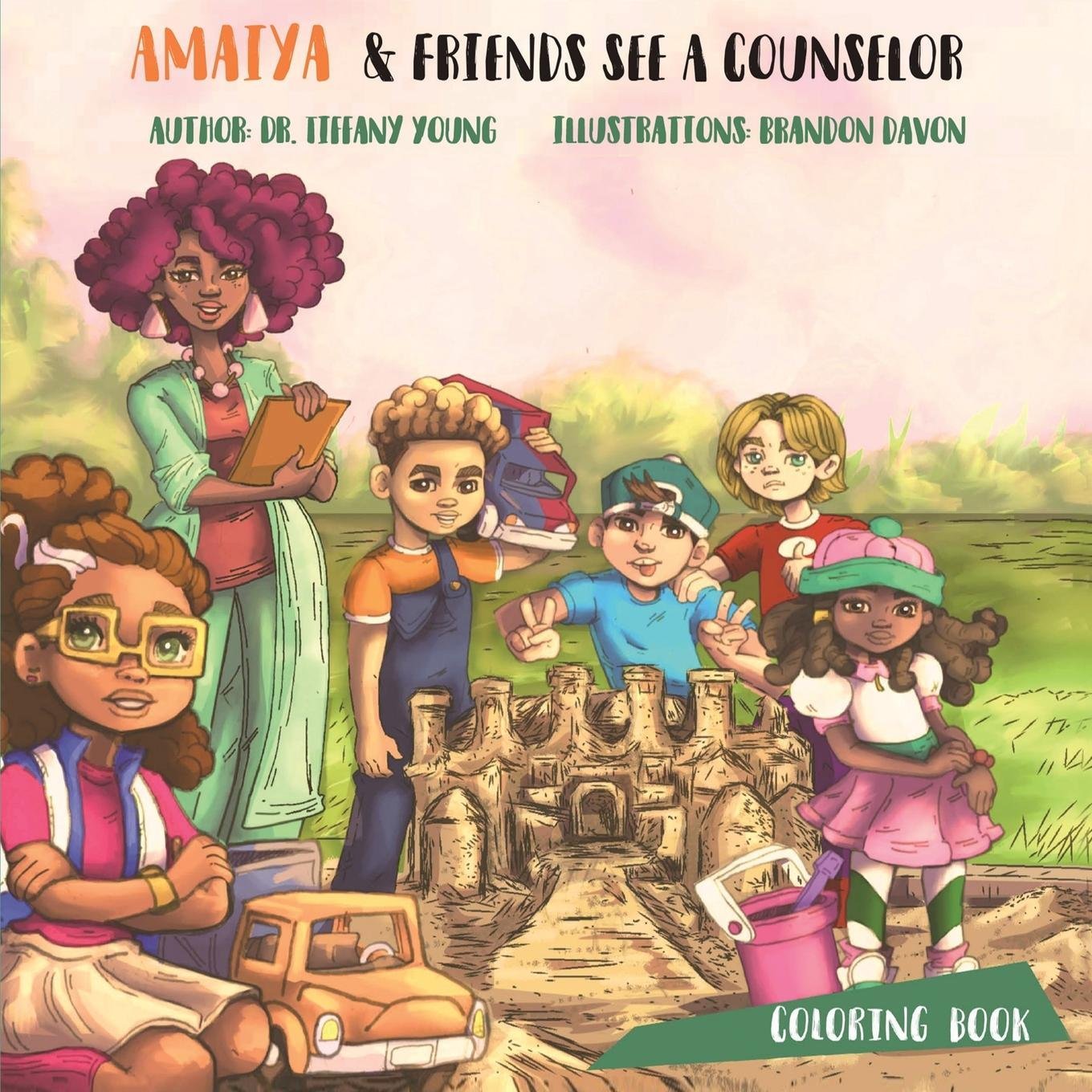 Amaiya & Friends See A Counselor: Coloring Book Novels & Short Stories