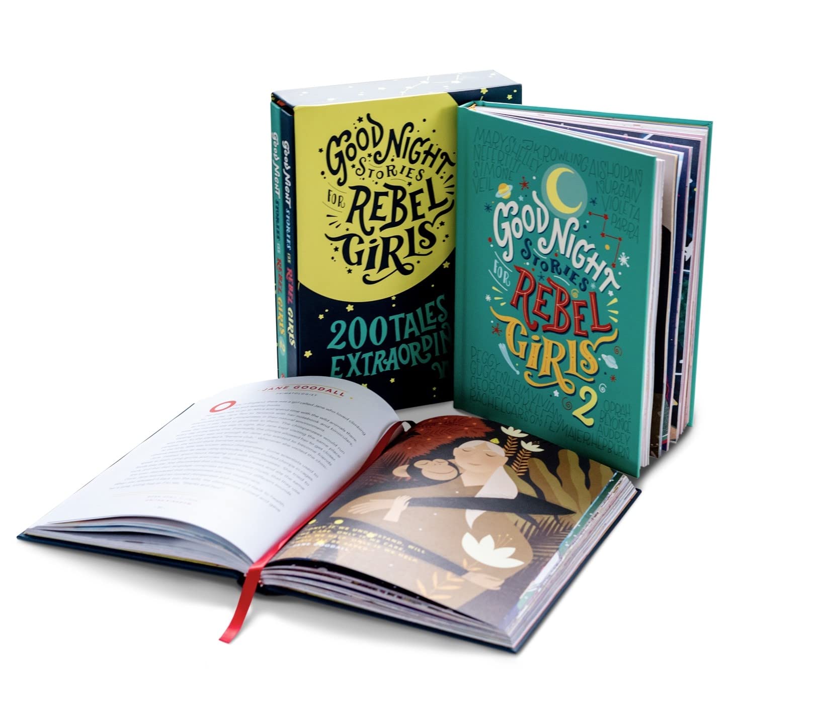 Good Night Stories for Rebel Girls - Gift Box Set: 200 Tales of Extraordinary Women Non-fiction