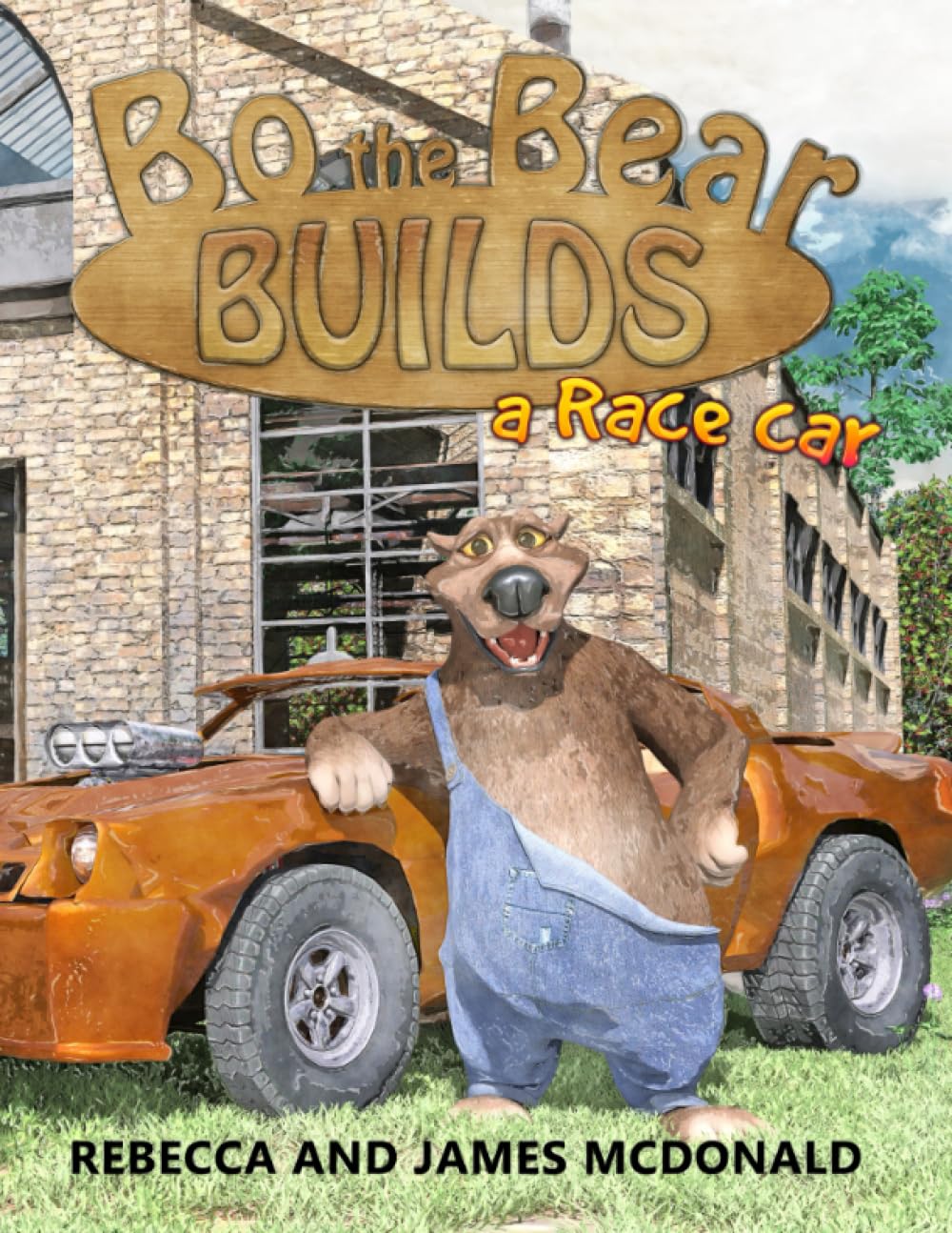 Bo the Bear Builds a Race Car: A Car Book for Kids Who Love Race Cars Leisure & Fun