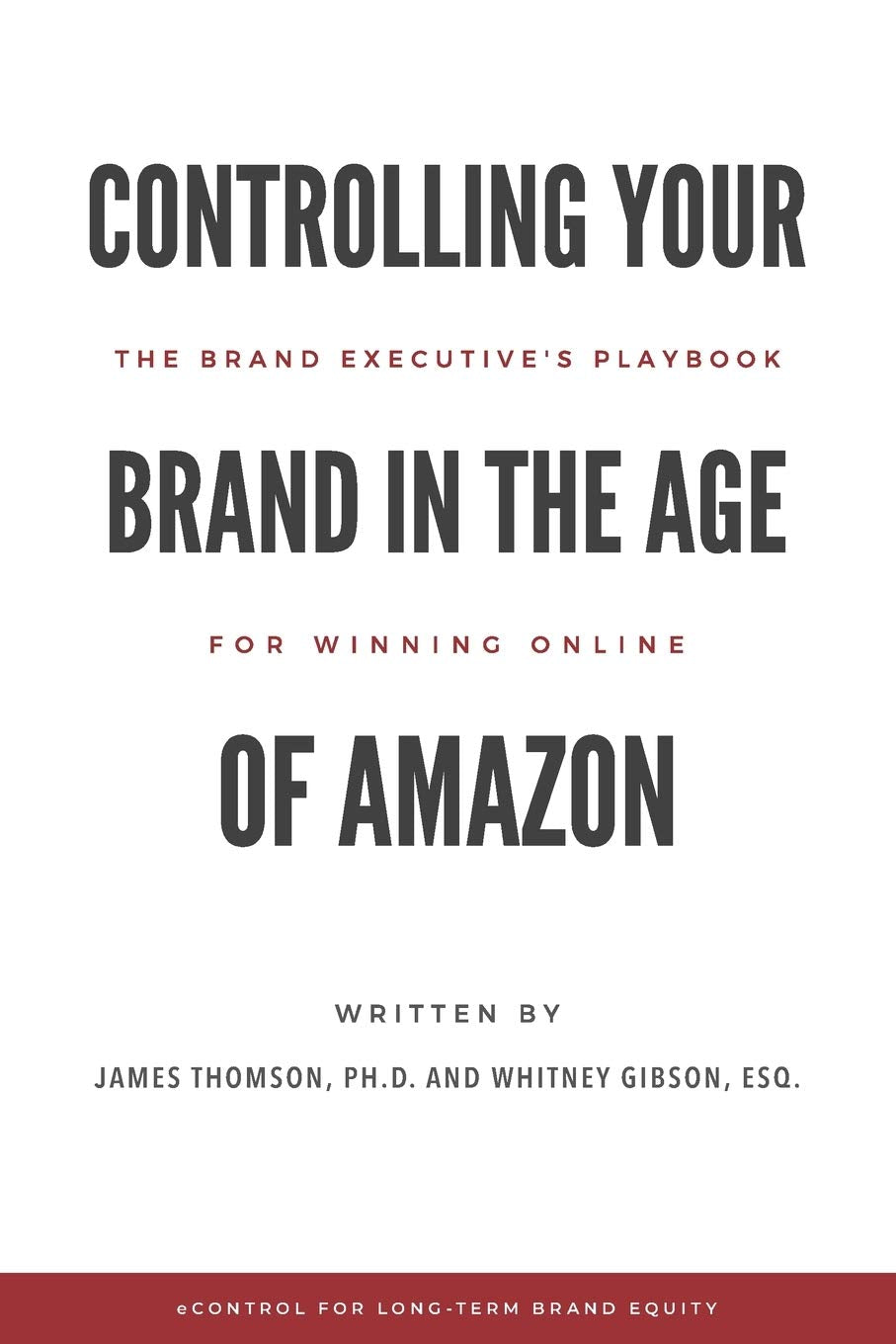 Controlling Your Brand in the Age of Amazon: The Brand Executive’s Playbook For Winning Online book