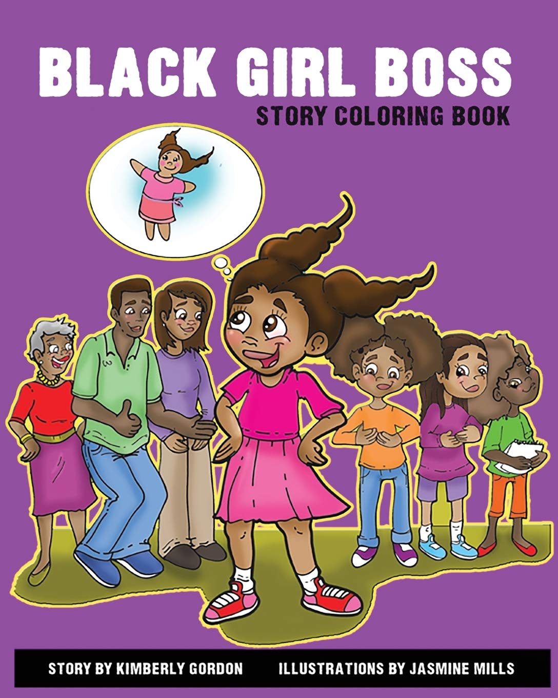 Black Girl Boss Story Coloring Book Non-fiction