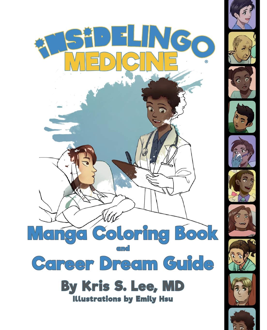 InsideLingo Medicine Manga Coloring Book and Career Dream Guide Manga