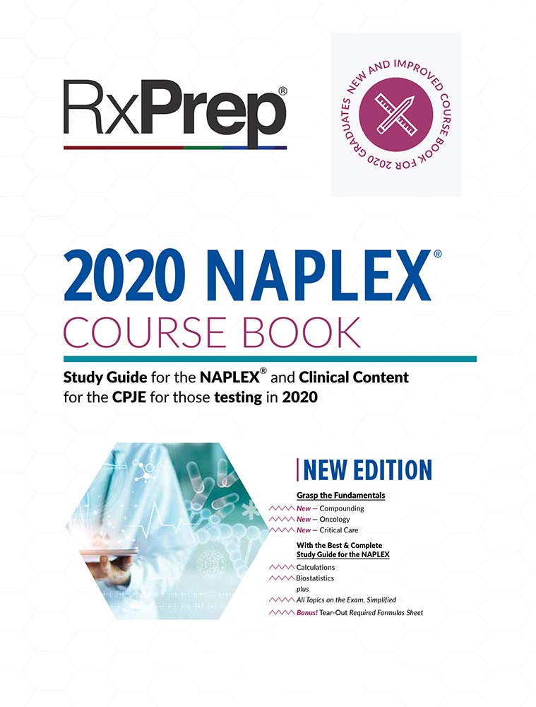 RxPrep's 2020 Course Book for Pharmacist Licensure Exam Preparation Books