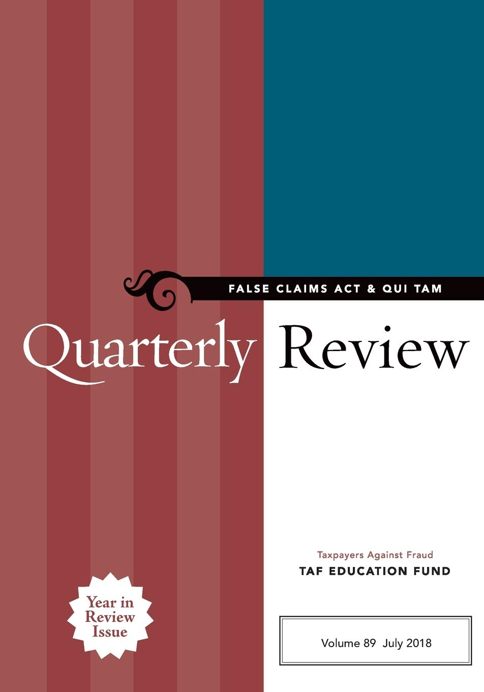 False Claims Act & Qui Tam Quarterly Review Law