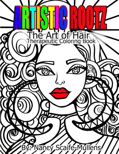 Artistic Rootz "The Art of Hair" Therapeutic Coloring Book Film, Art & Culture
