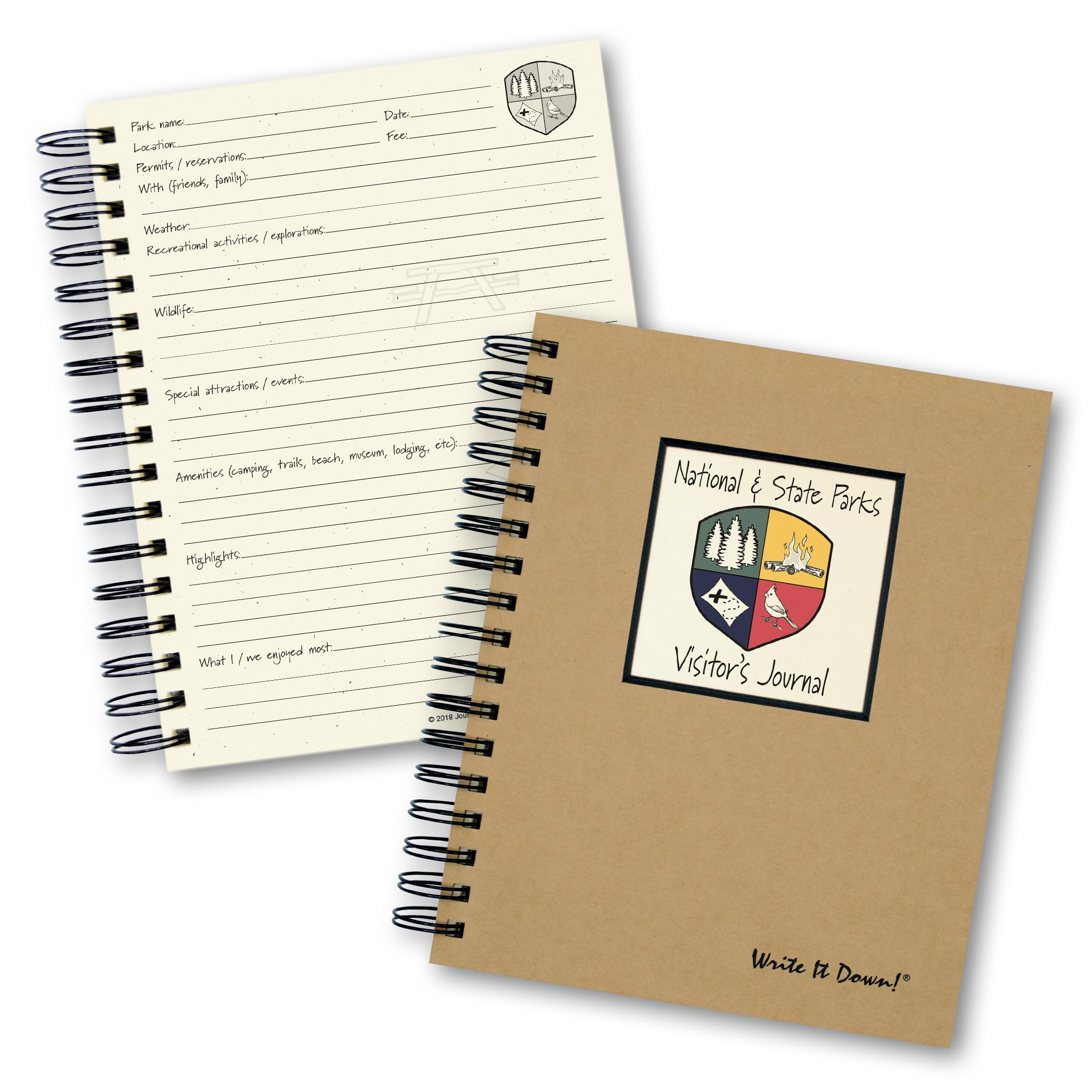 National & State Parks Journal (Kraft-Brown) Books