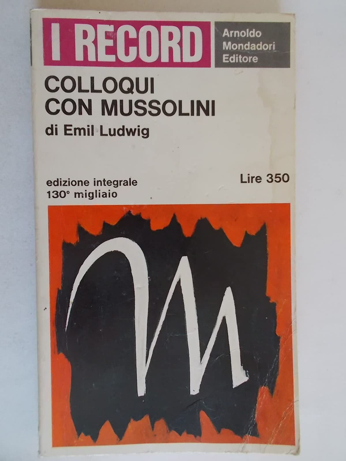 Colloqui con Mussolini Books