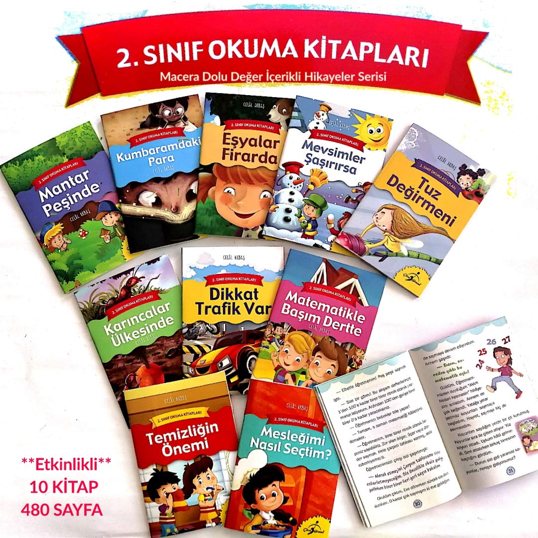 2. Sınıf Okuma Kitapları (10 Kitap Takım) Fairy Tales & Legends