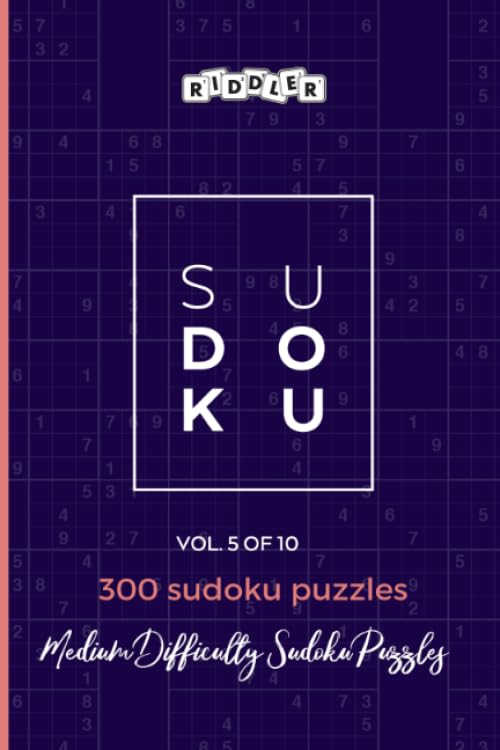 300 Sudoku Puzzles Medium Difficulty (Vol. 5 of 10, Band 5) Leisure & Fun