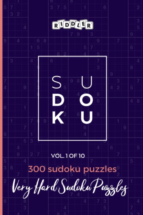 300 Sudoku Puzzles Very Hard Difficulty (Vol. 1 of 10, Band 1) Leisure & Fun