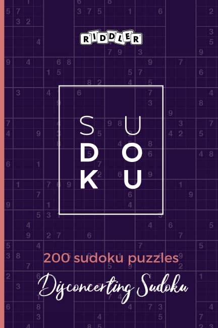 Sudoku Puzzles Disconcerting Sudoku book