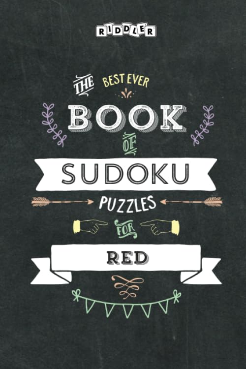 The Best Ever Book of Sudoku Puzzles for Red Leisure & Fun