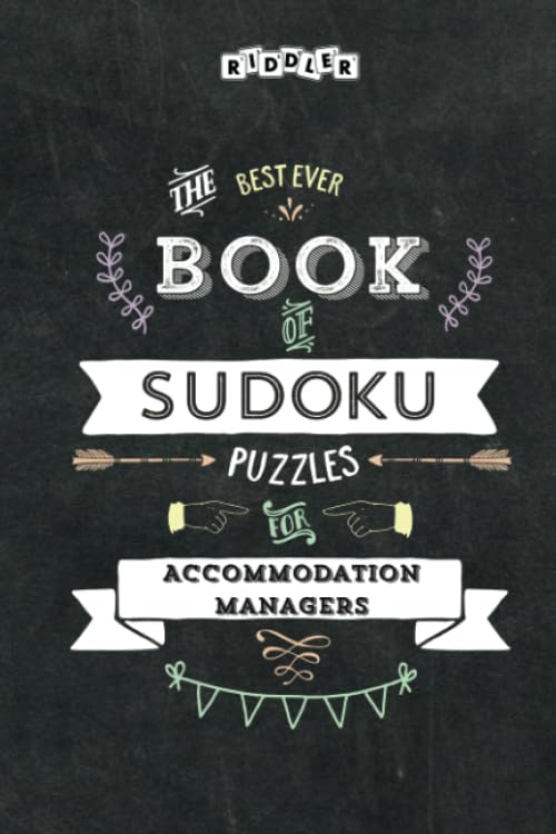 The Best Ever Book of Sudoku Puzzles for Accommodation Managers Leisure & Fun