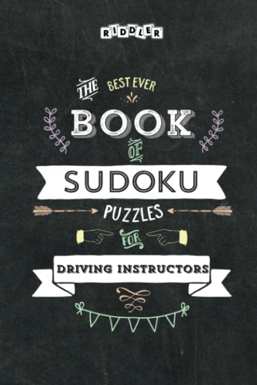 The Best Ever Book of Sudoku Puzzles for Driving Instructors Leisure & Fun