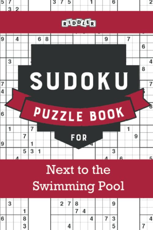 Sudoku Puzzle Book for Next to the Swimming Pool Leisure & Fun