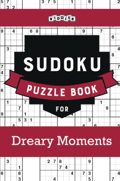 Sudoku Puzzle Book for Dreary Moments Leisure & Fun
