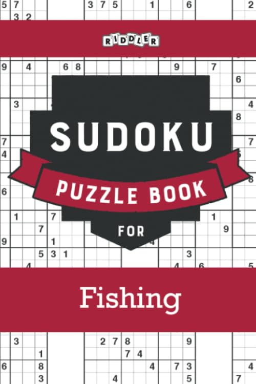 Sudoku Puzzle Book for Fishing Leisure & Fun