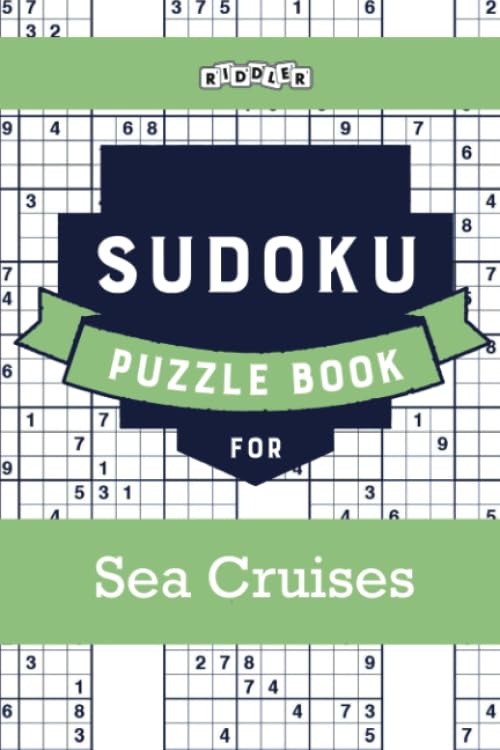 Sudoku Puzzle Book for Sea Cruises Leisure & Fun