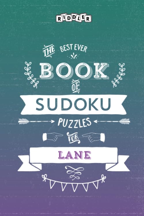 The Best Ever Book of Sudoku Puzzles for Lane book
