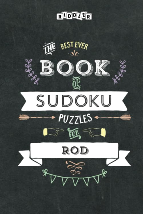 The Best Ever Book of Sudoku Puzzles for Rod Leisure & Fun