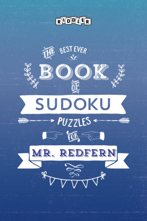 The Best Ever Book of Sudoku Puzzles for Mr. Redfern book