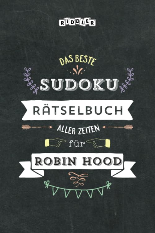 Das beste Sudoku Rätselbuch aller Zeiten für Robin Hood Leisure & Fun