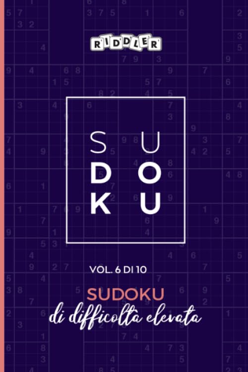 Sudoku di difficoltà elevata (Vol. 6 di 10) (Italian Edition) Books