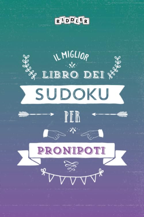 Il miglior libro dei Sudoku per pronipoti (Italian Edition) Books