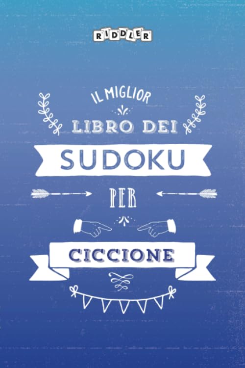Il miglior libro dei Sudoku per ciccione (Italian Edition) Books