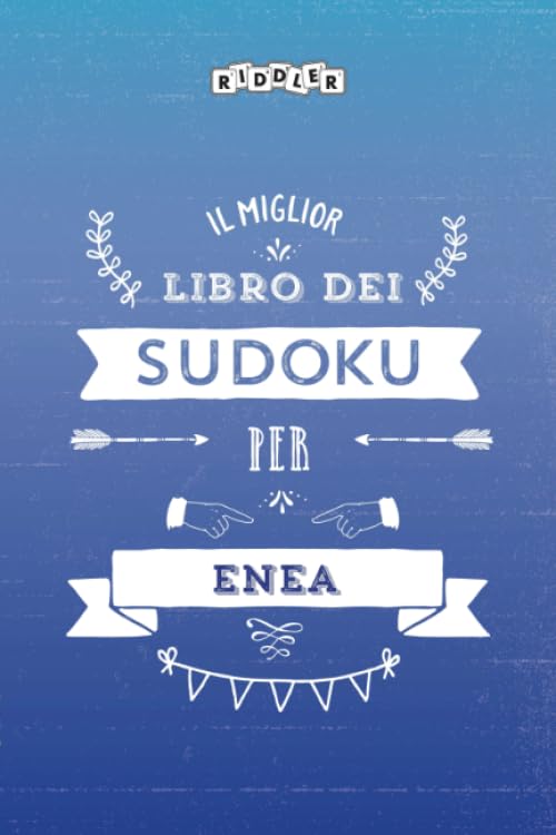 Il miglior libro dei Sudoku per Enea (Italian Edition) Books