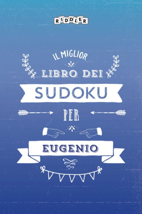 Il miglior libro dei Sudoku per Eugenio (Italian Edition) Books