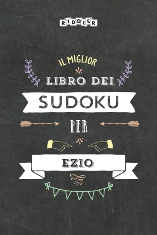 Il miglior libro dei Sudoku per Ezio (Italian Edition) Books