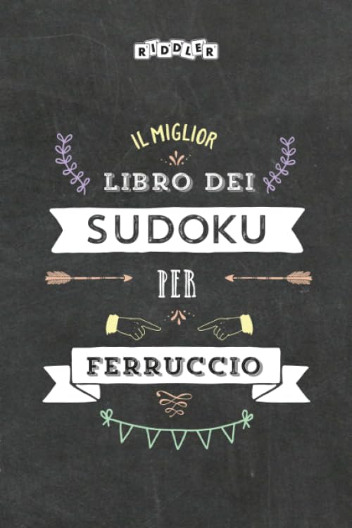 Il miglior libro dei Sudoku per Ferruccio (Italian Edition) Leisure & Fun