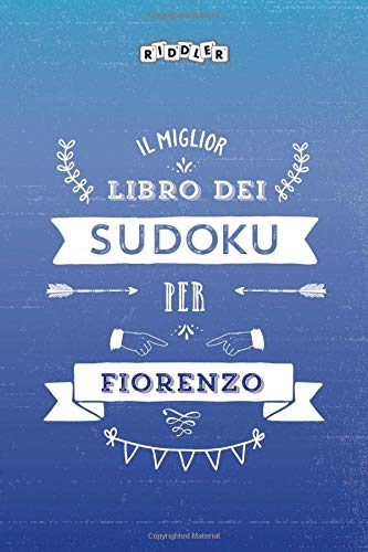 Il miglior libro dei Sudoku per Fiorenzo (Italian Edition) Leisure & Fun