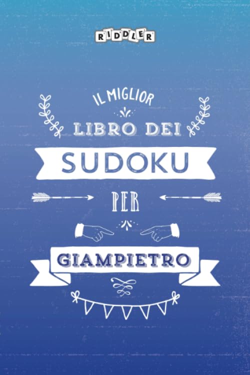 Il miglior libro dei Sudoku per Giampietro (Italian Edition) Leisure & Fun