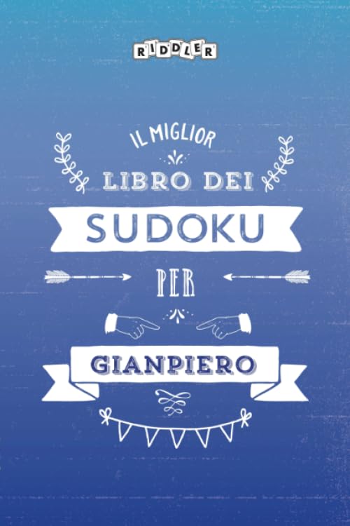 Il miglior libro dei Sudoku per Gianpiero (Italian Edition) Books