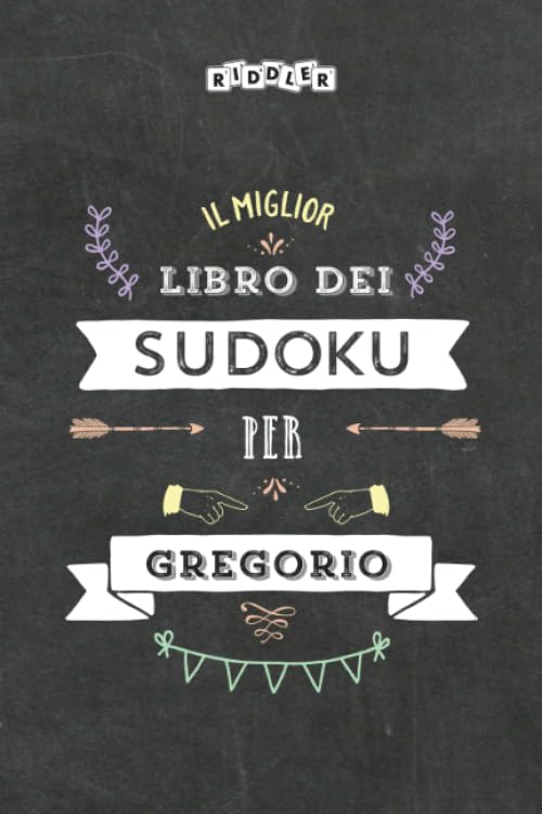Product Image: Il miglior libro dei Sudoku per Gregorio (Italian Edition)