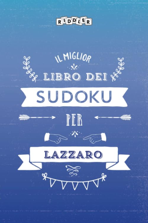 Il miglior libro dei Sudoku per Lazzaro (Italian Edition) Books