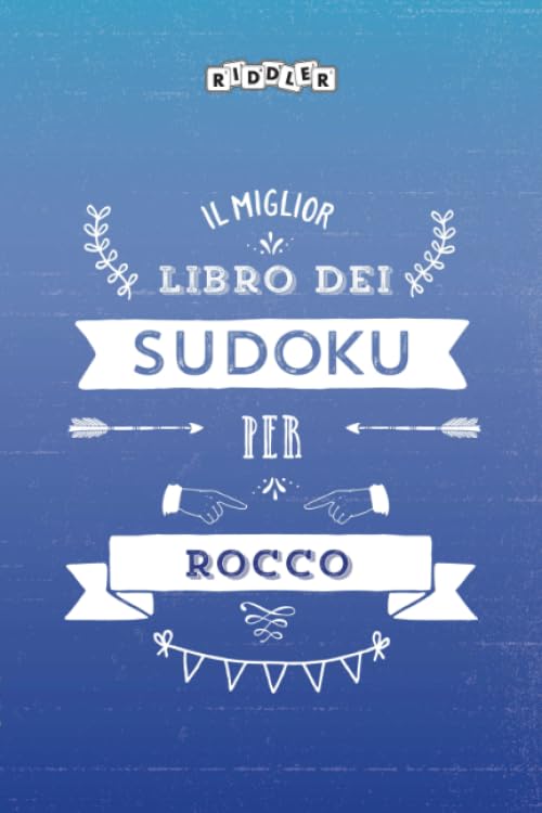Il miglior libro dei Sudoku per Rocco (Italian Edition) Books