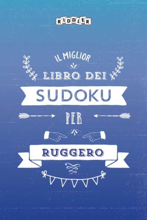 Il miglior libro dei Sudoku per Ruggero (Italian Edition) Books