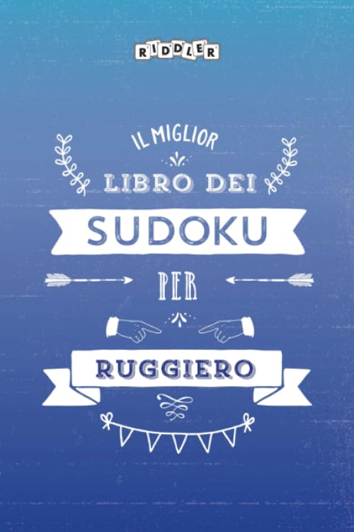 Il miglior libro dei Sudoku per Ruggiero (Italian Edition) Books