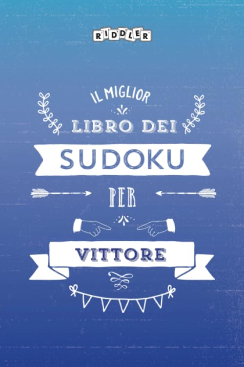Il miglior libro dei Sudoku per Vittore (Italian Edition) Books