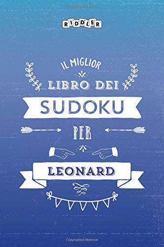 Il miglior libro dei Sudoku per Leonard (édition italienne) book