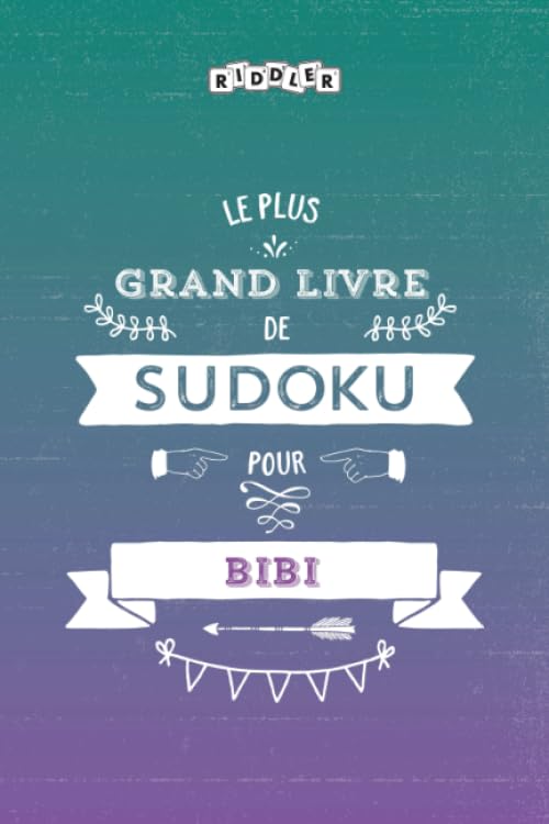 Le plus grand livre de Sudoku pour bibi (French Edition) Books
