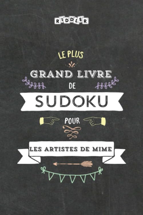 Le plus grand livre de Sudoku pour les artistes de mime book